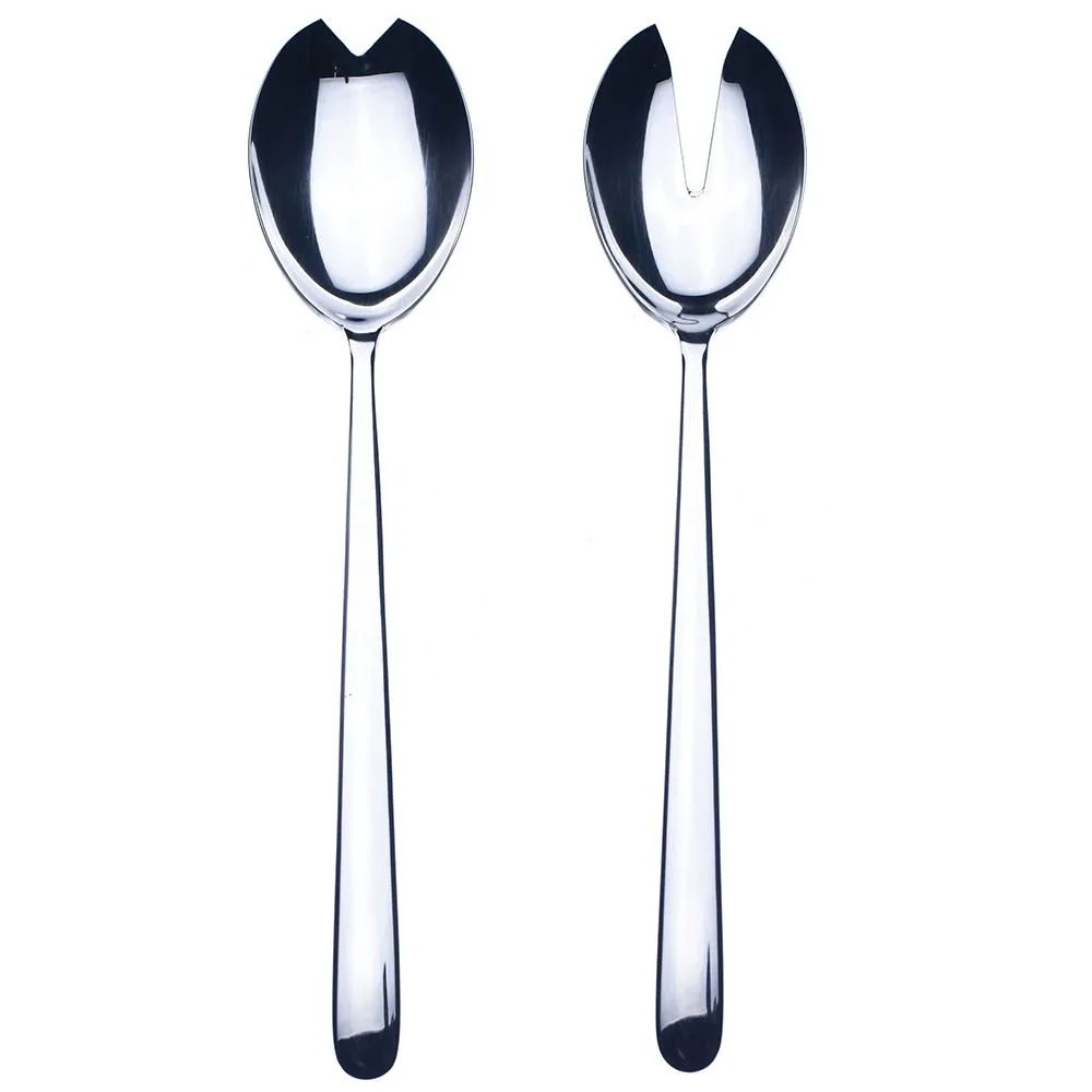 Salad Spoon & Fork Serving Set , Linea