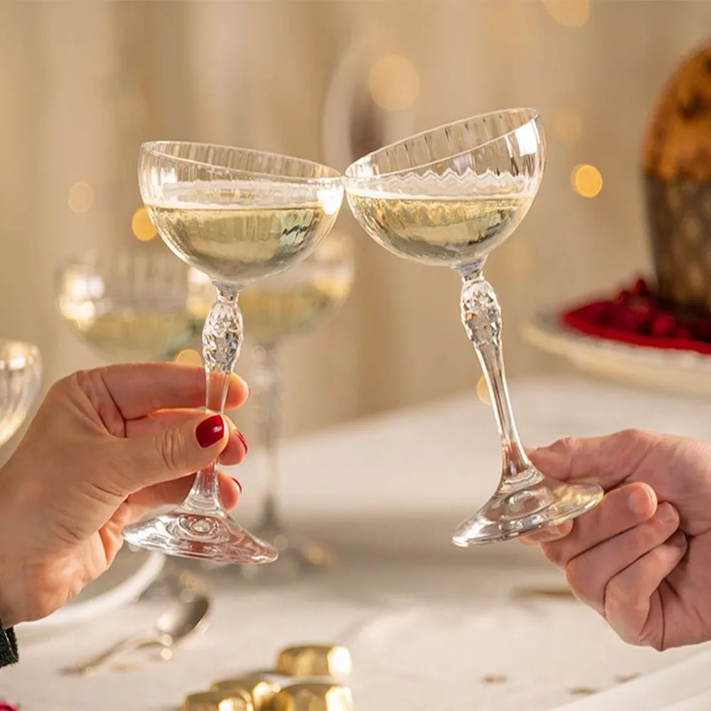 Vintage Cocktail Coupe Set