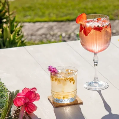 Vintage Double Old Fashion Set