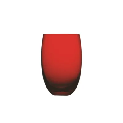 Crystal Red Glasses Set