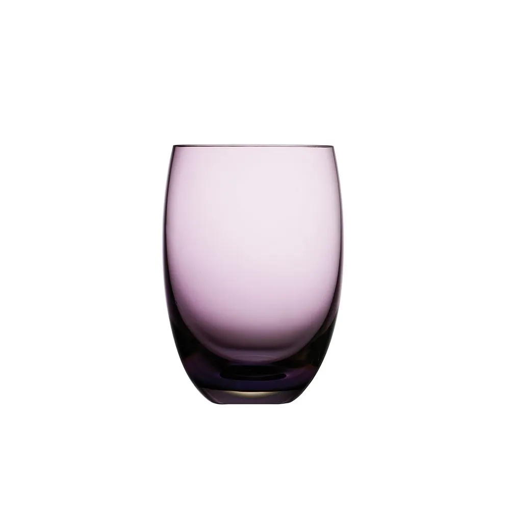 Crystal Burgundy Glasses Set