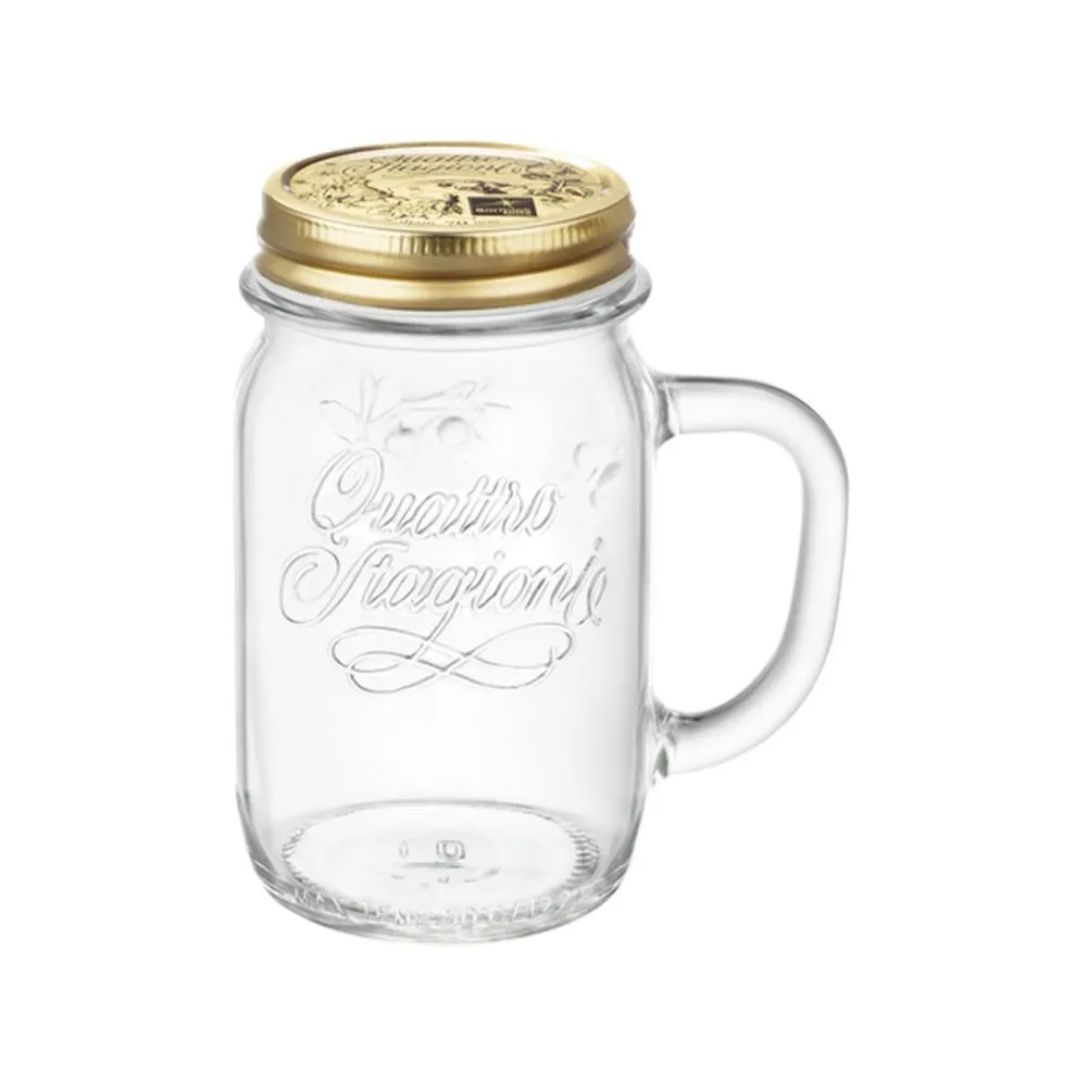 Quattro Stag. Jar W/Handle