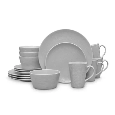 Noritake Grey On Grey Swirl Dinner Plate