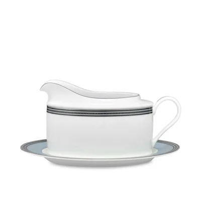 Bogart Platinum Gravy Boat W/Saucer