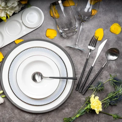 Bogart Platinum Soup Plate