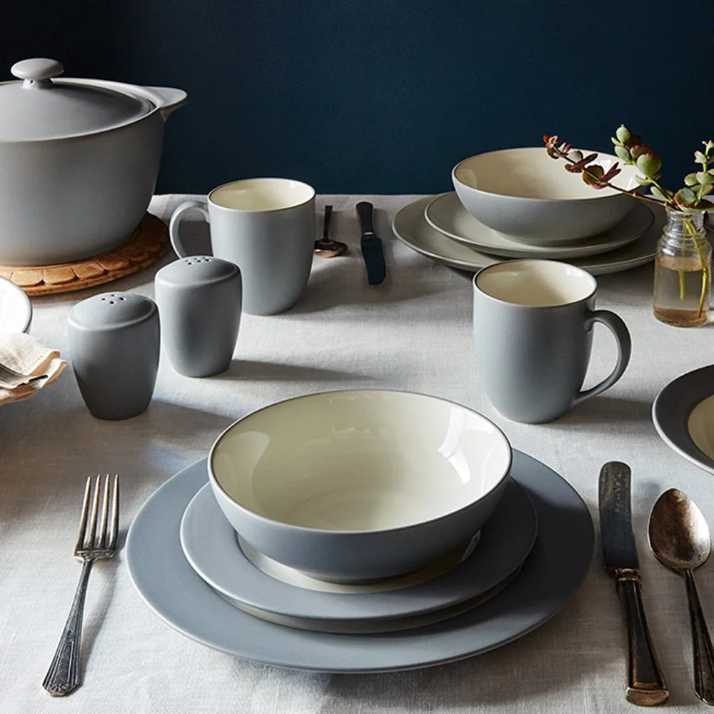 Noritake Colorwave Rim Soup/Pasta Bowl - Slate