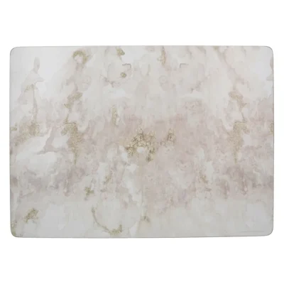 Grey Marble Placemats Set