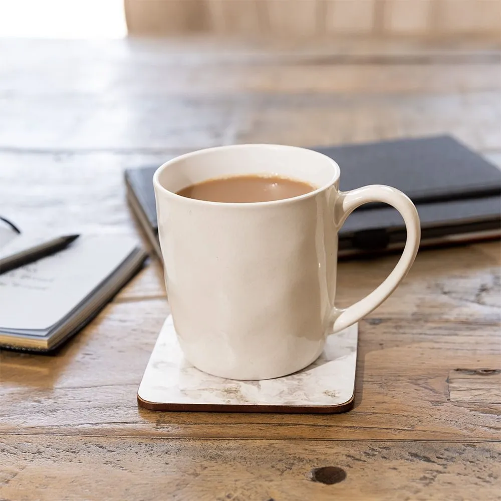 Grey Marble Coasters Set