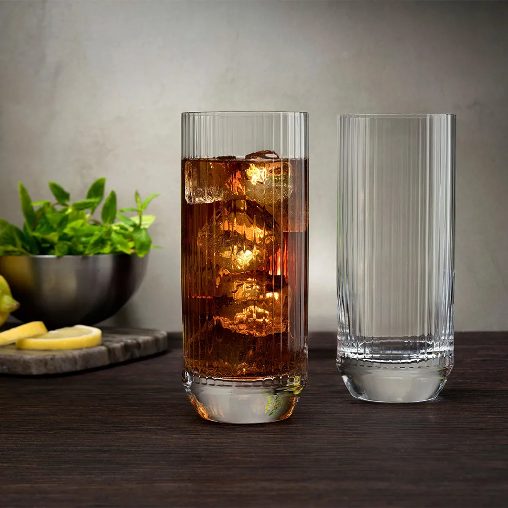 Crystal Tall High Ball Set