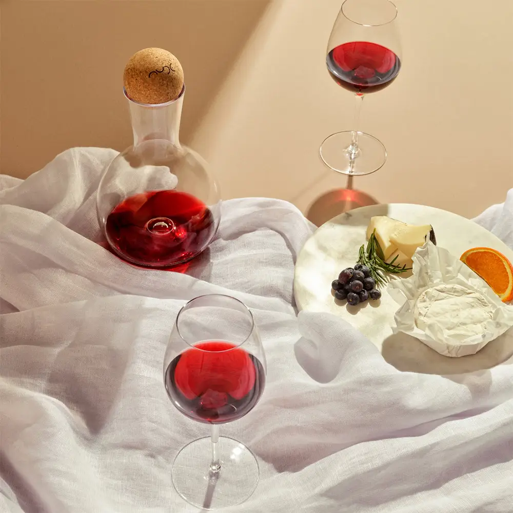 Crystal Red Wine Glasses Set
