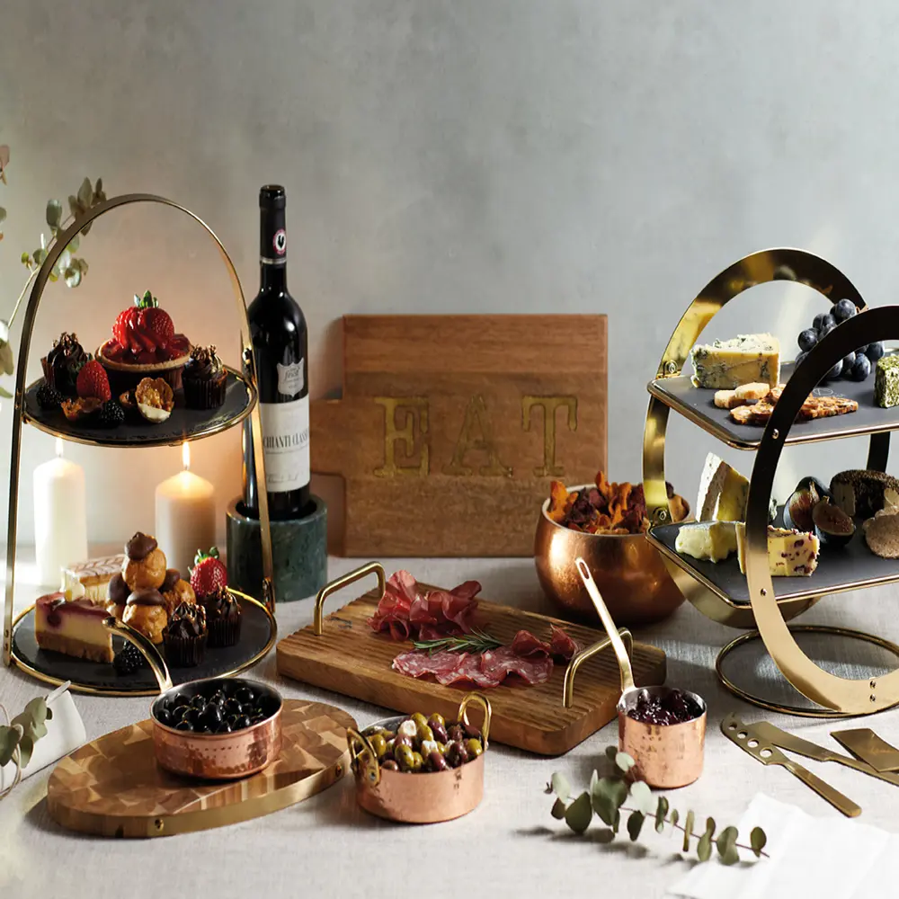 Tier Brass Cake Stand