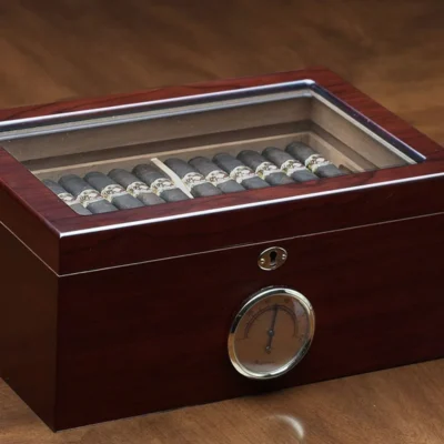 Humidor With Glass Top