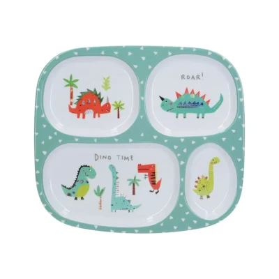 Hungrysaurus Sectioned Plate