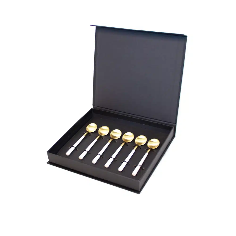 Coffee Set White Gold