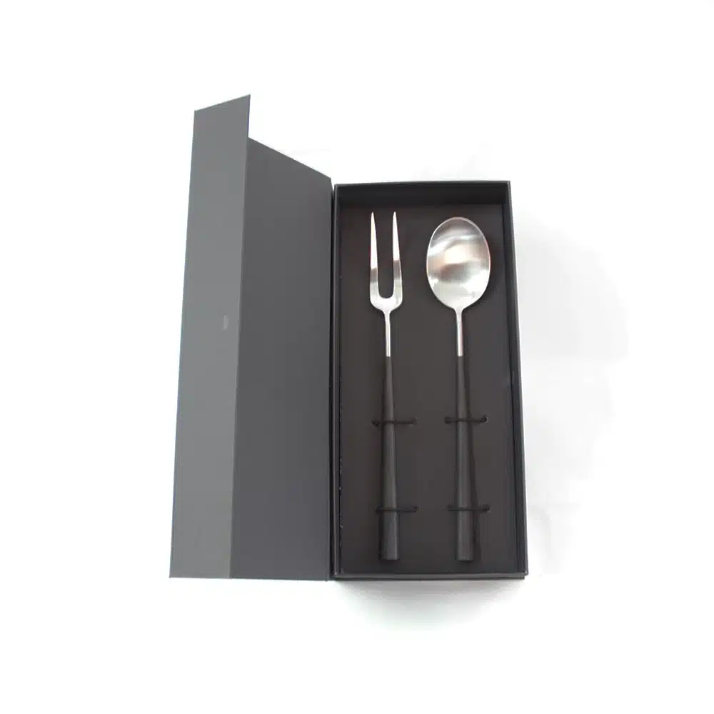 Serving Set Neo Black- 2 Pcs