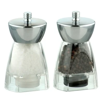 Plated Top S& P Mill Set