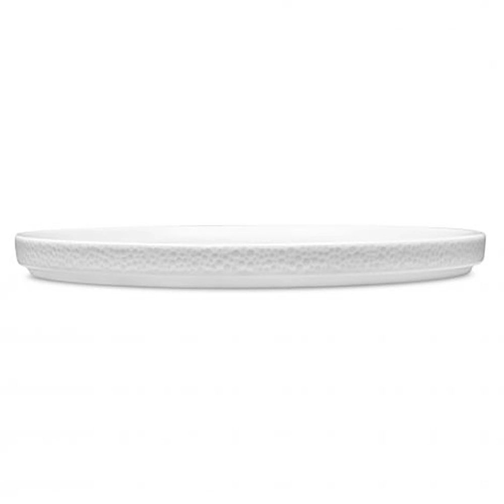 Noritake Colortex Stone Stax Dinner Plate - White