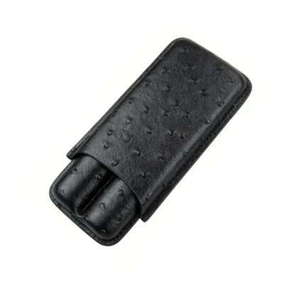 2-Cigar Case - Black