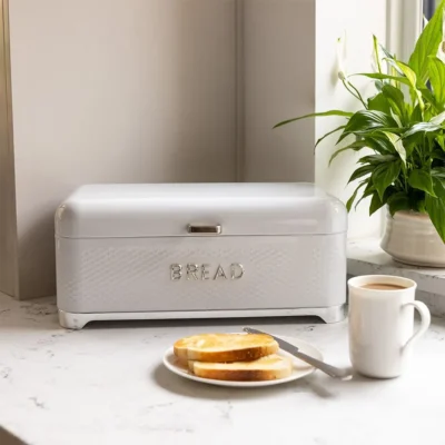 Bread Bin Ice White