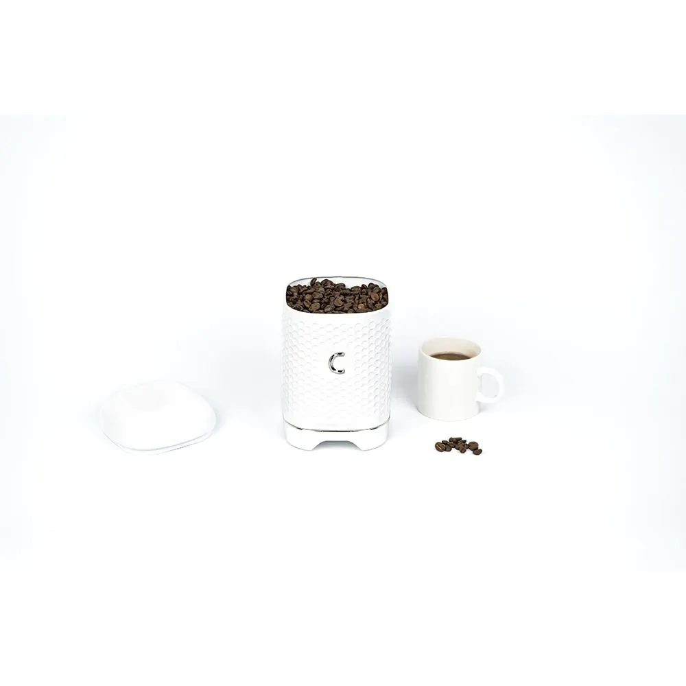 Coffee Canister Ice White