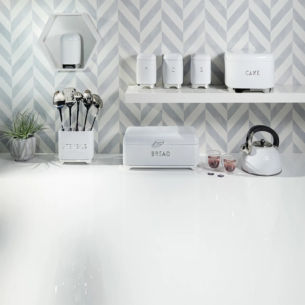 Coffee Canister Ice White