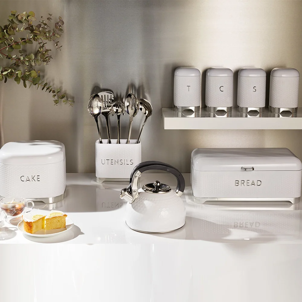 Coffee Canister Ice White