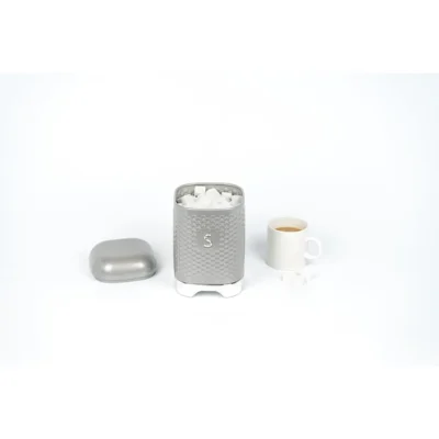 Sugar Jar Canister grey