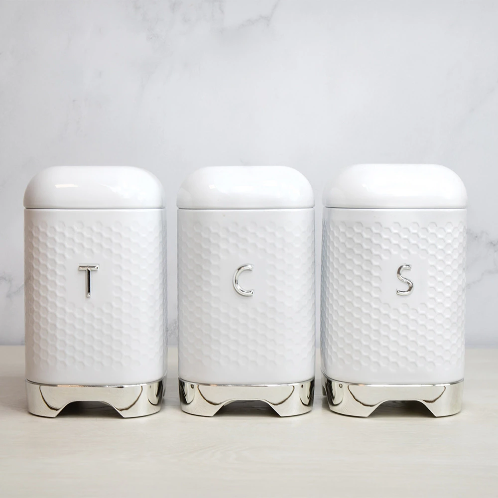 Tea, Coffee and Sugar Canisters