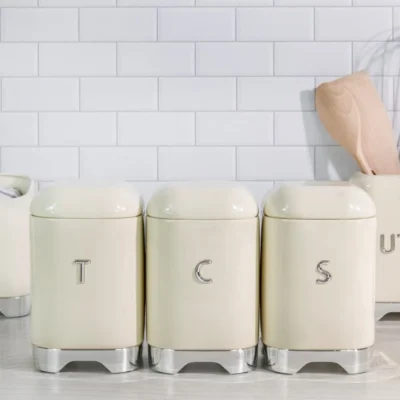 Tea Canister Cream