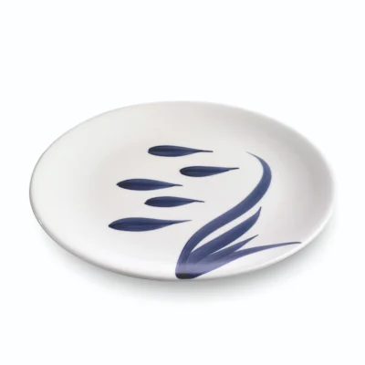 Mannaggia Li Pescetti Stoneware Dinner Plate - Blue Seabed