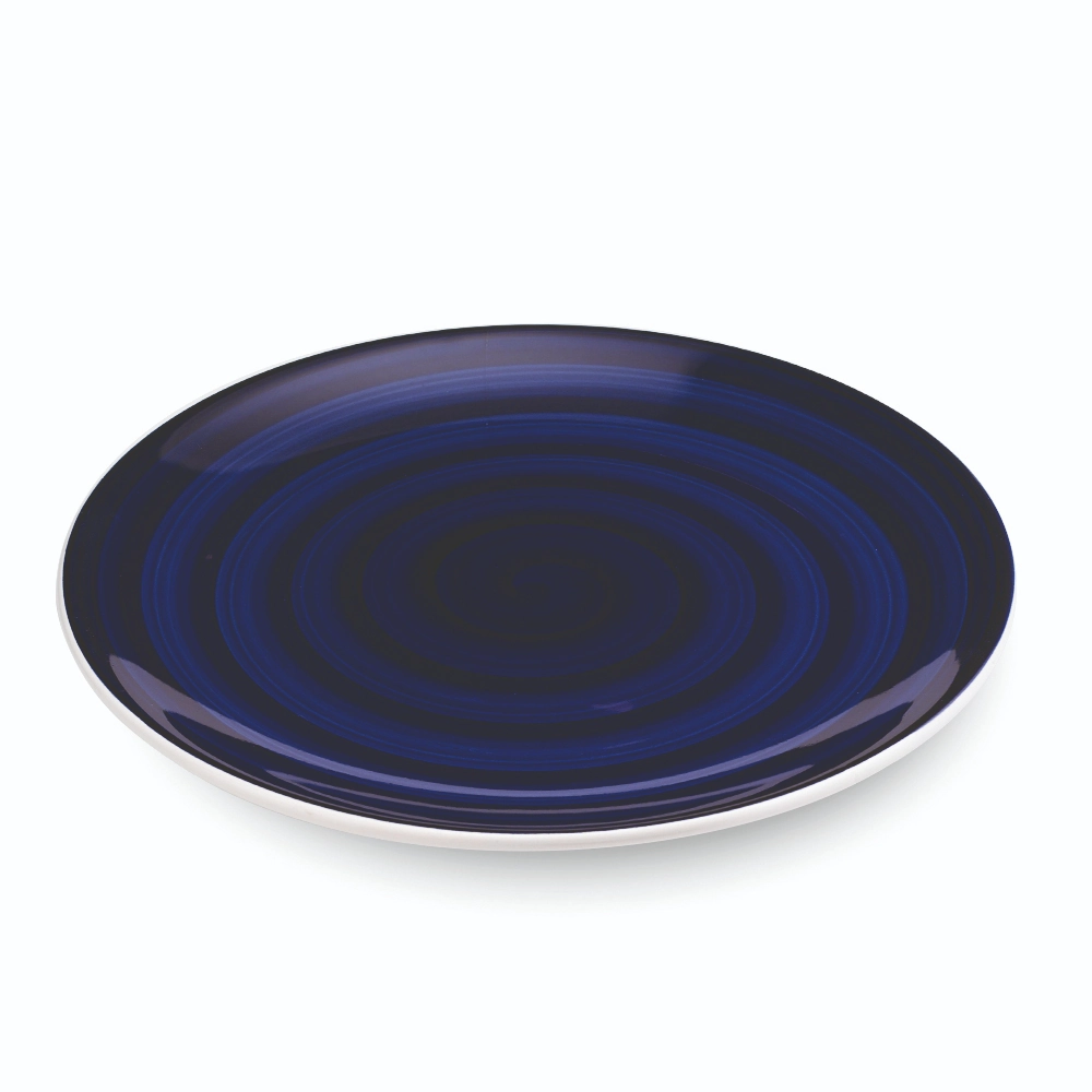 Mannaggia Li Pescetti Stoneware Dinner Plate - Blue Sea