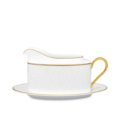 Gravy With Tray W/ Round Handle