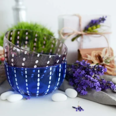 Perle Bowl Amethist Set