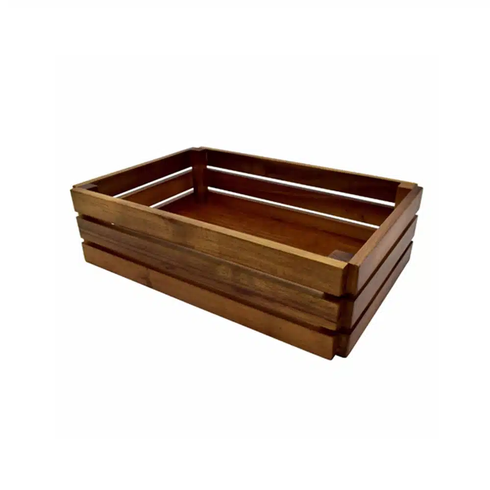 Acacia Wood Presentation Crate