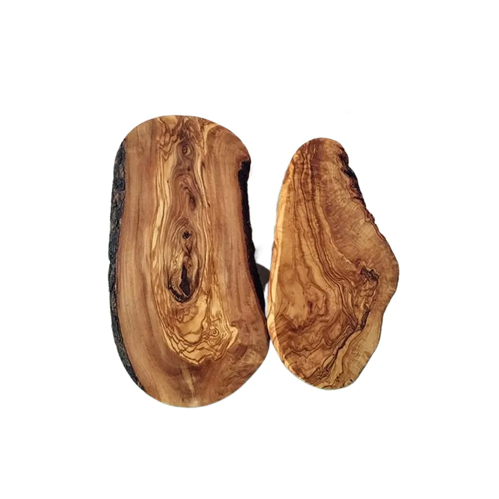 Tunisian olive wood Oval rustic boards Medium