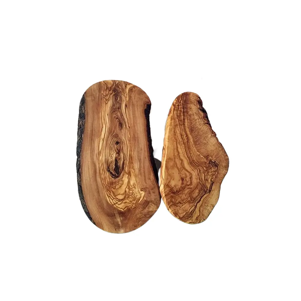 Tunisian olive wood Oval rustic boards Small