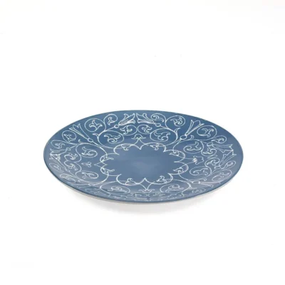 Tue Porcelain Plate - Turquoise