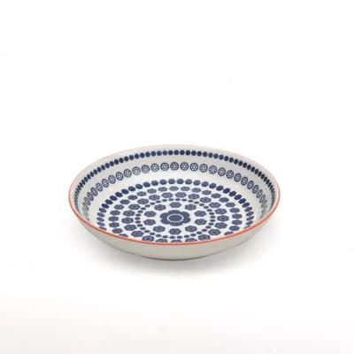 Tue Porcelain Deep Plate Blue