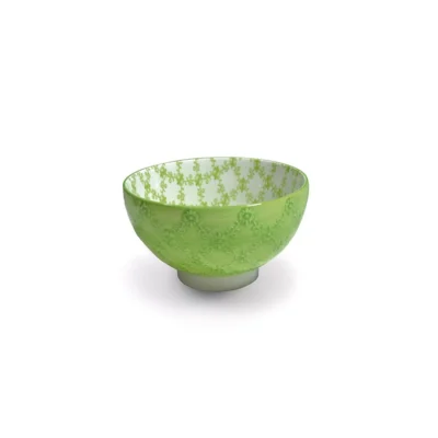 Tue Porcelain Medium Tex Bowl Apple Green