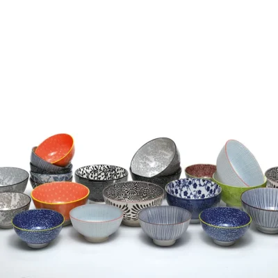 Tue Porcelain Medium Bowl - Black