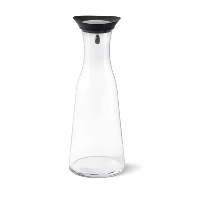 Glass Pitcher with Lid - Black & Base With Ice Pack