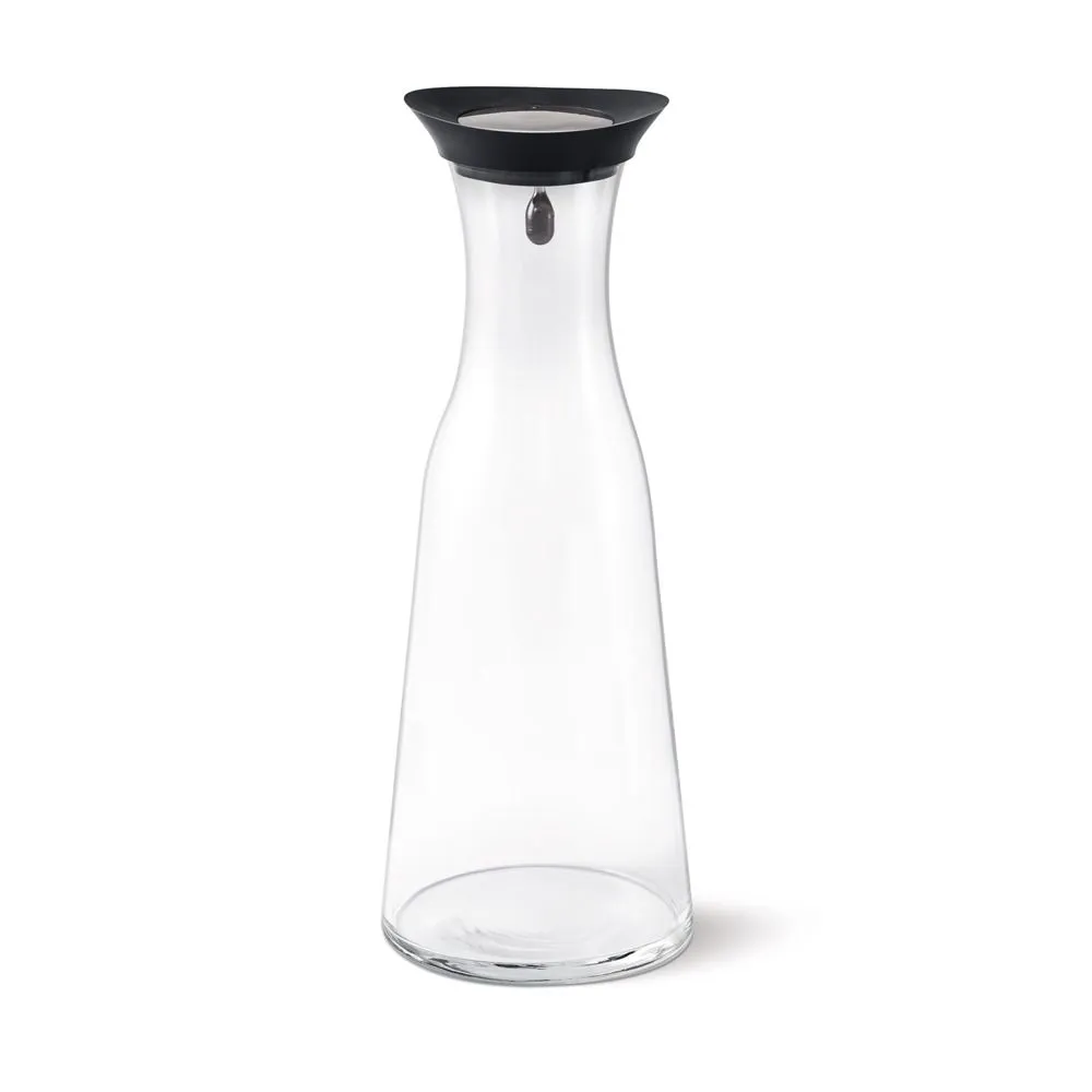 Glass Pitcher with Lid - Black & Base With Ice Pack