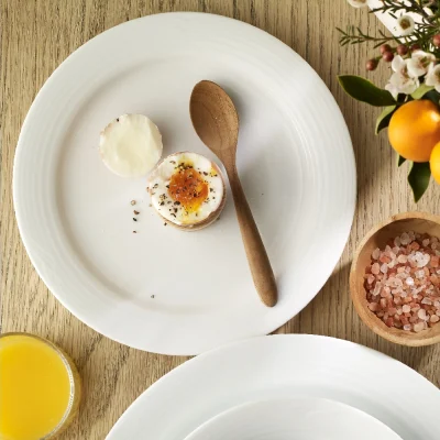 Arctic White Salad Plate