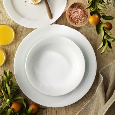 Arctic White Dinner Plate