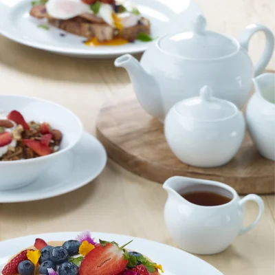 Arctic White Teapot
