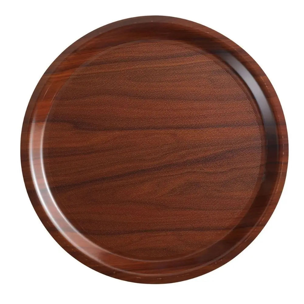 Walnut Mykonos Round Tray
