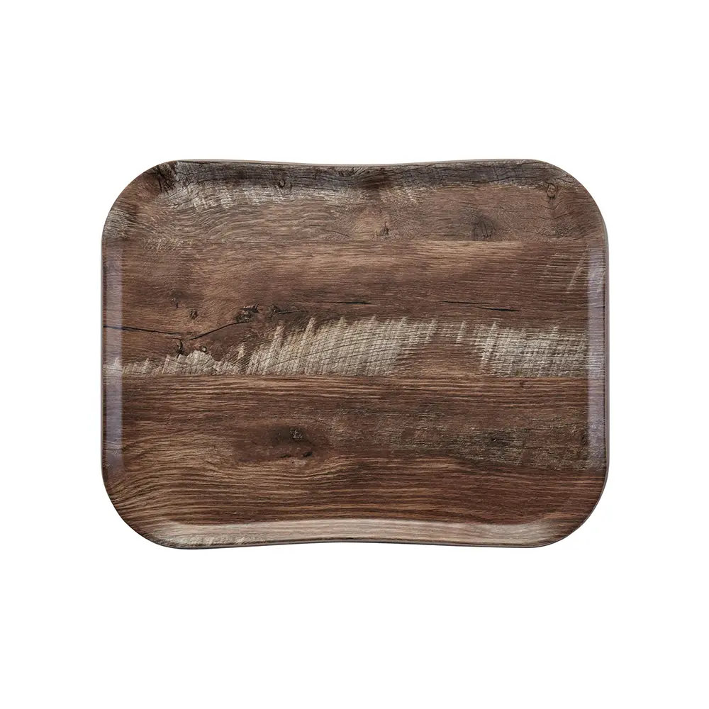 Versa Rect Dark Oak Tray